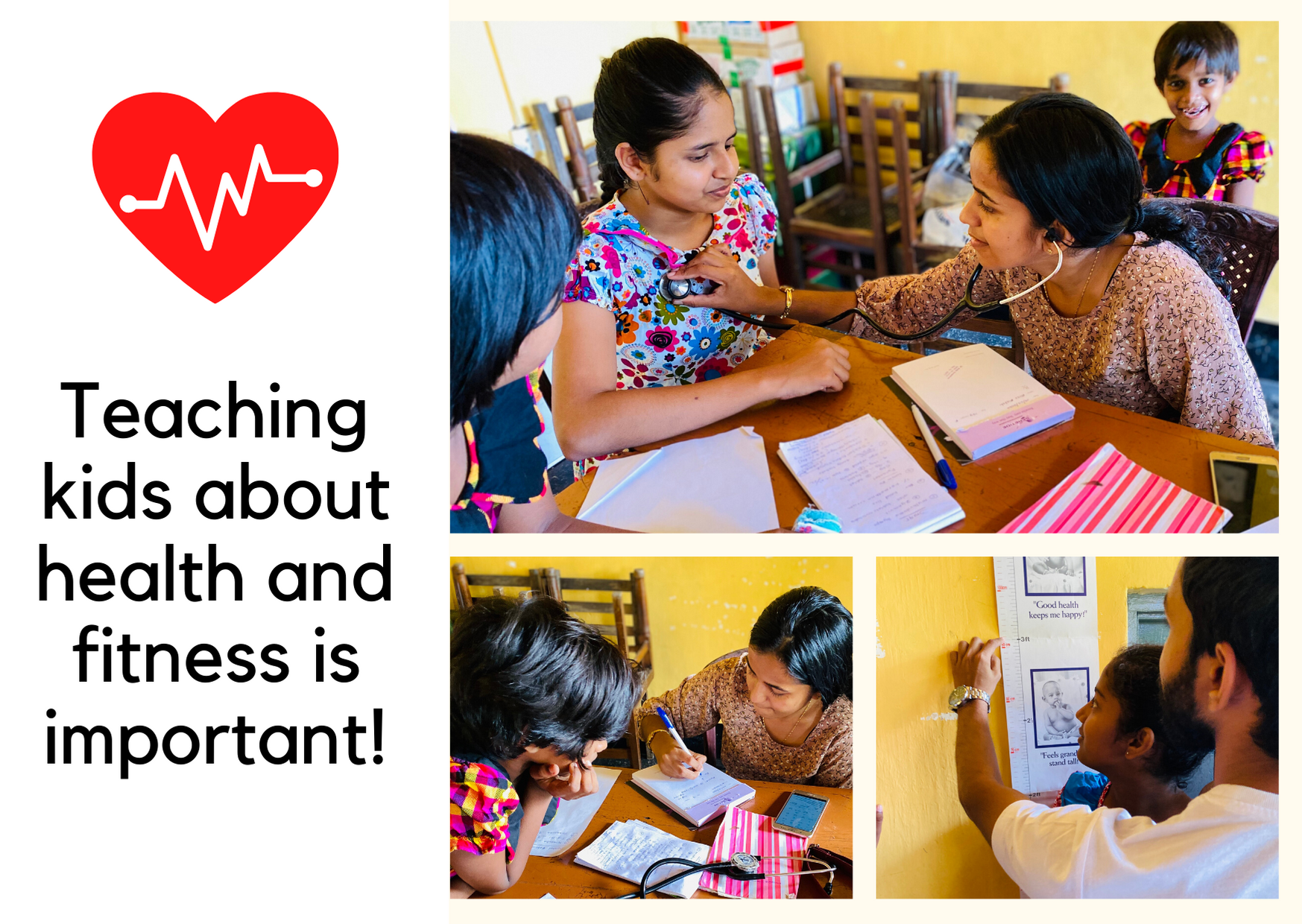 Dark Blue Photo Collage Holiday Card