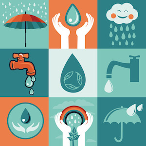 Vector set of retro flat banners