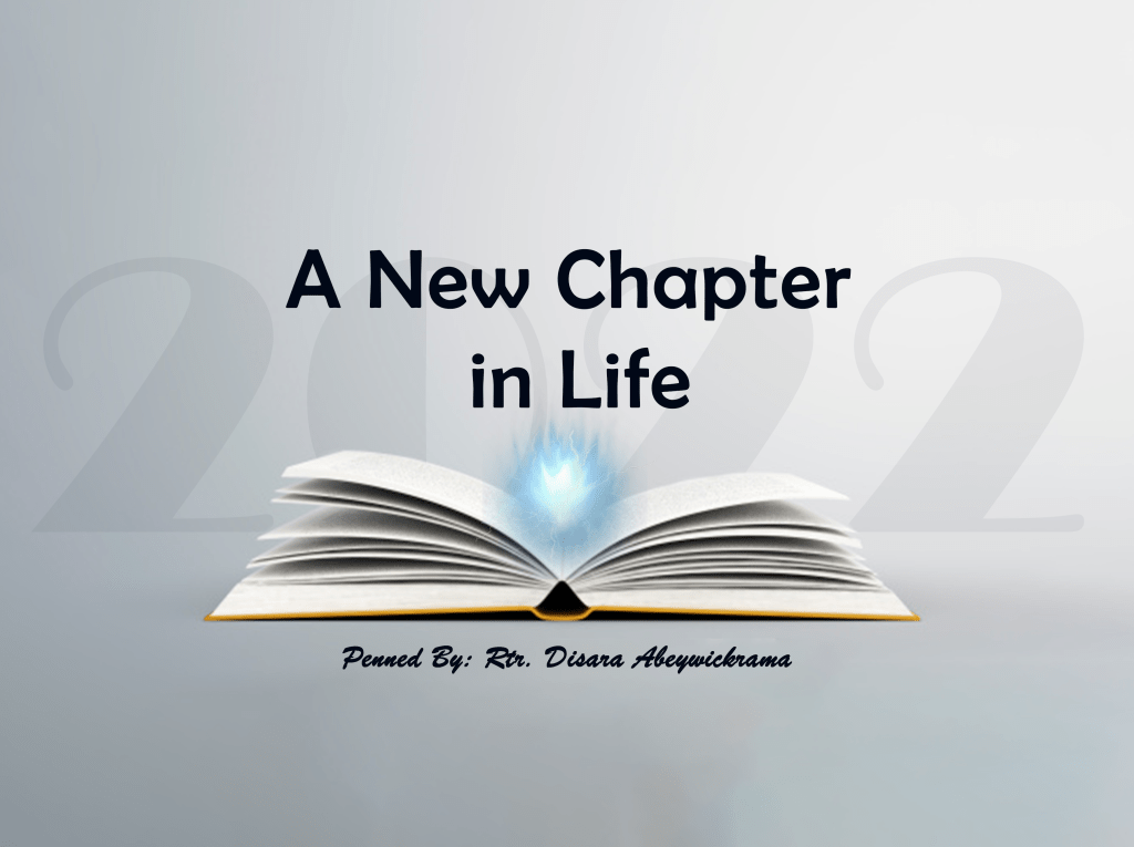 A New Chapter in Life