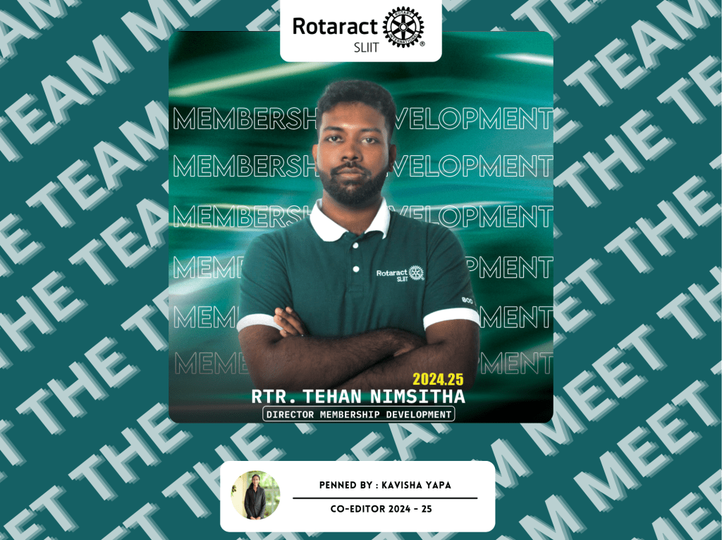 Meet the Team ~ Rtr. Tehan&nbsp;Nimsith