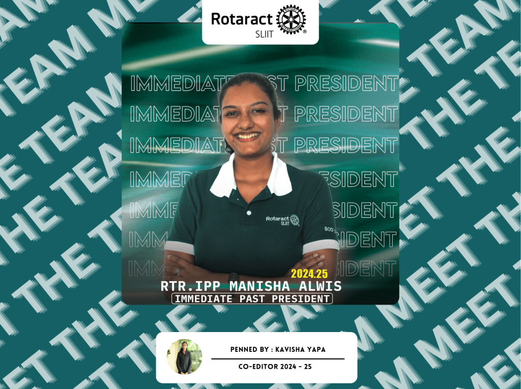 Meet the Team ~ Rtr. Manisha&nbsp;Alwis