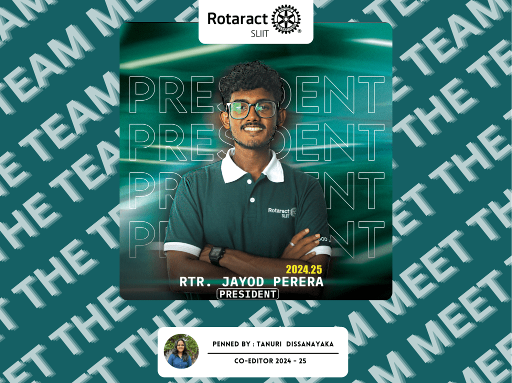 Meet the Team ~ Rtr. Jayod&nbsp;Perera