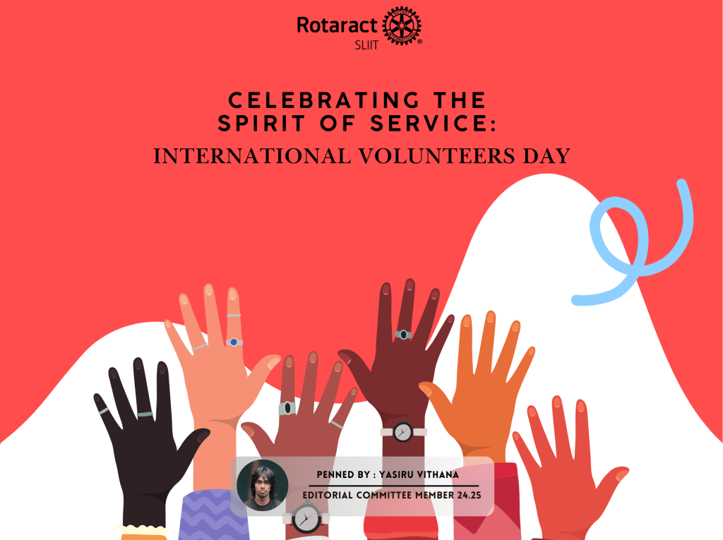 Celebrating the Spirit of Service: International Volunteers Day