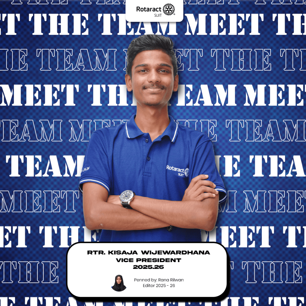 Meet the Team ~ Rtr. Kisaja&nbsp;WIjewardhana.