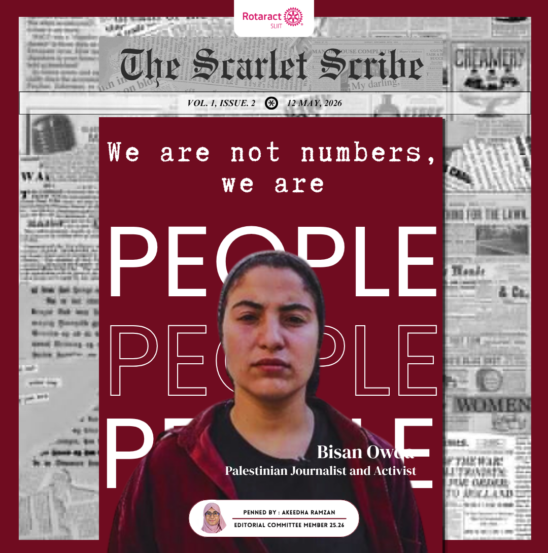 The Scarlet Scribe: Bisan Owda