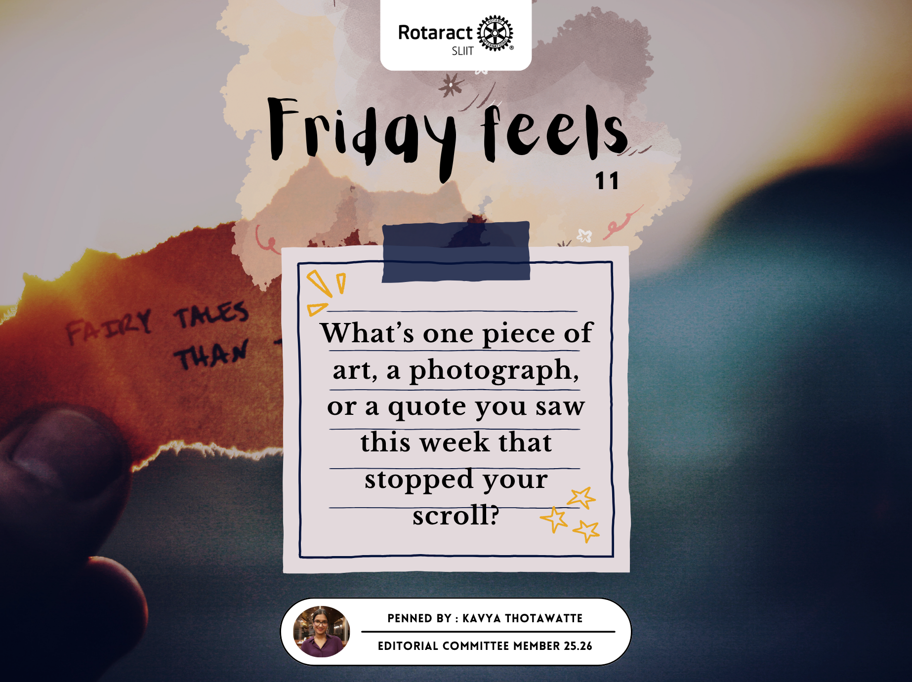 Friday Feels: What’s one piece of art, photograph, or quote you saw this week that stopped your scroll?