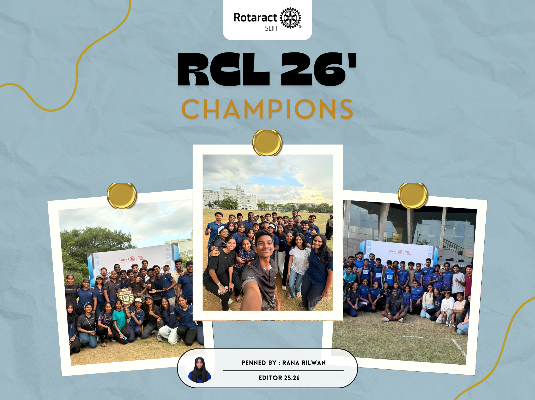 The Pure Ecstasy of Winning RCL 26